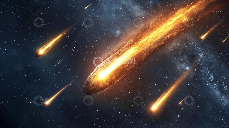 高清大图下载【趣麦麦图】流星陨落陨石3