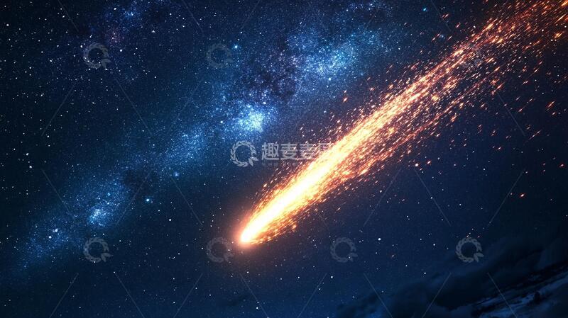高清大图下载【趣麦麦图】流星陨落陨石9