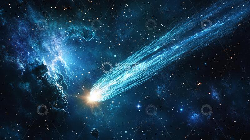 高清大图下载【趣麦麦图】地球银河系光线6