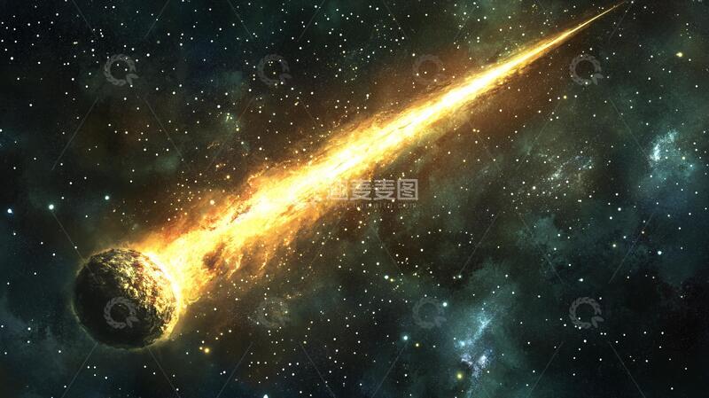 高清大图下载【趣麦麦图】流星陨落陨石5