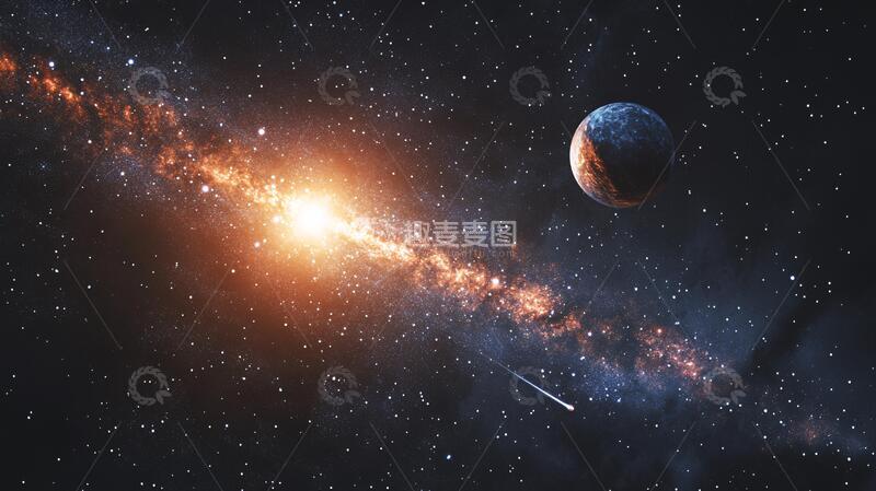 高清大图下载【趣麦麦图】-唯美宇宙背景