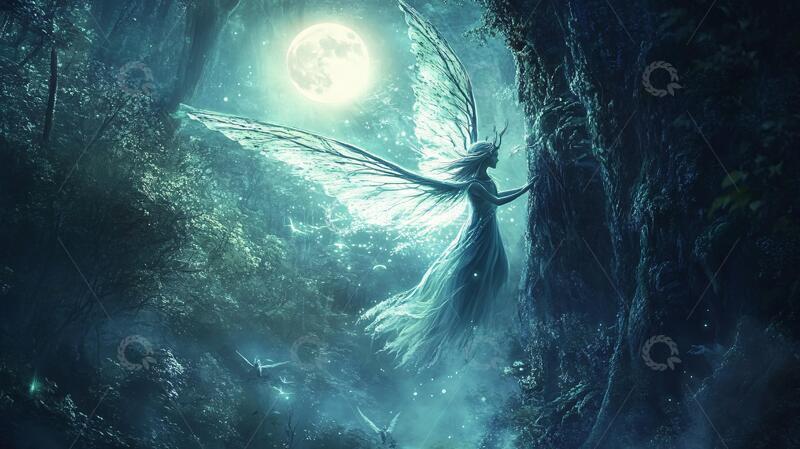 高清大图下载【趣麦麦图】梦幻天使童话故事1