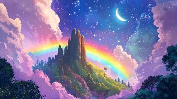 梦幻童话彩虹彩虹小马