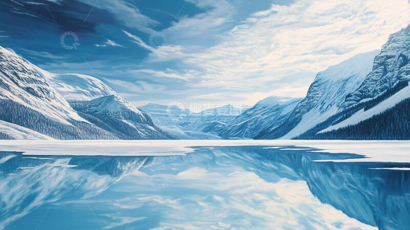 高清大图下载【趣麦麦图】冰雪世界地画