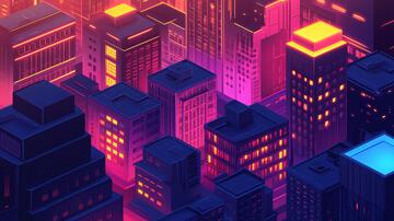 夜市插画插画夜市剪影