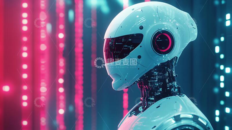 高清大图下载【趣麦麦图】粉红人工智能