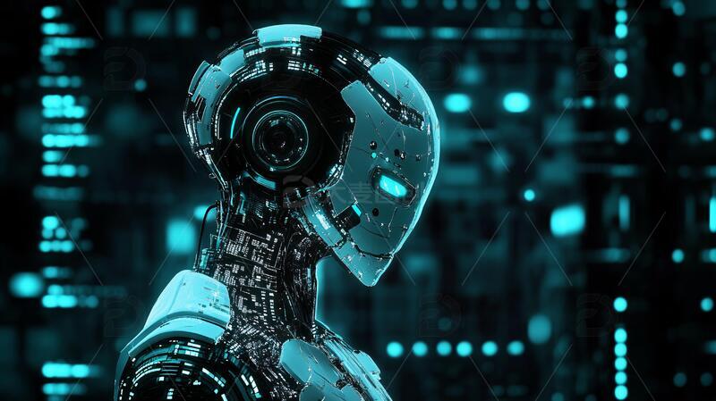 高清大图下载【趣麦麦图】科幻人工智能