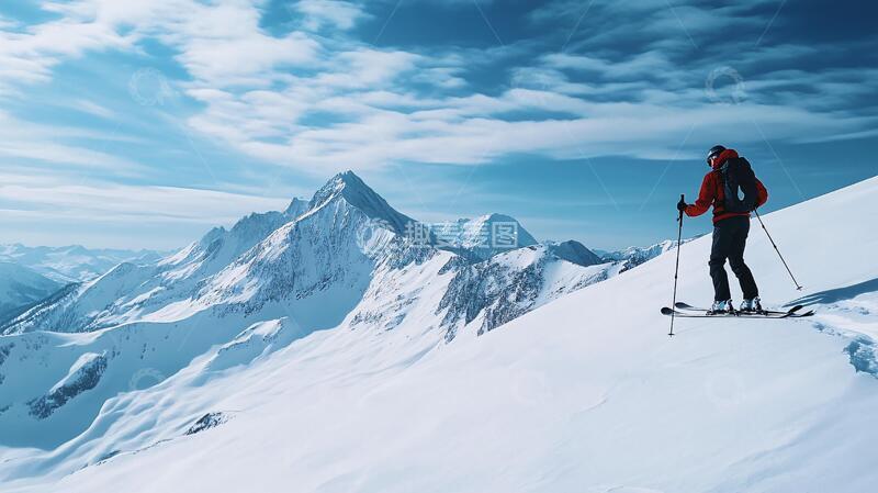 高清大图下载【趣麦麦图】登峰造极背景5