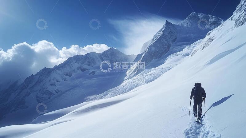 高清大图下载【趣麦麦图】登峰造极背景4