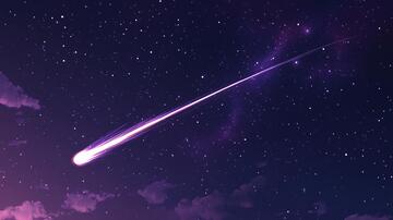 流星插画素材彗星宇宙