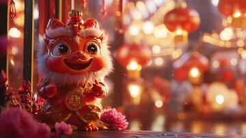 舞狮与好运舞狮好运装置