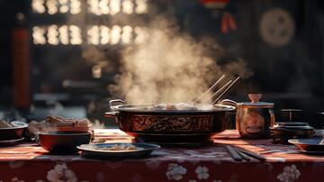 春节围炉围炉香火祭灶