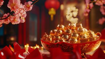 古代迎春纳财场景1