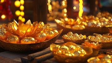 莲花元宝元宝平安莲花