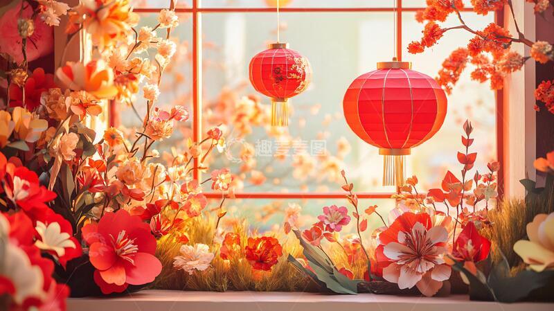 高清大图下载【趣麦麦图】春节氛围陈设3