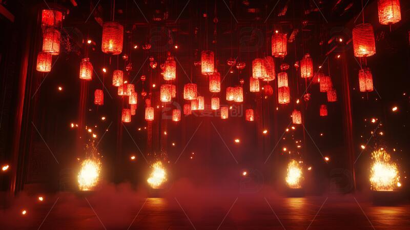 高清大图下载【趣麦麦图】元宵节场景场景复原状元