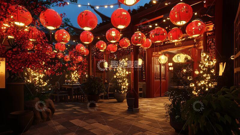 高清大图下载【趣麦麦图】古风酒楼古风餐馆场景