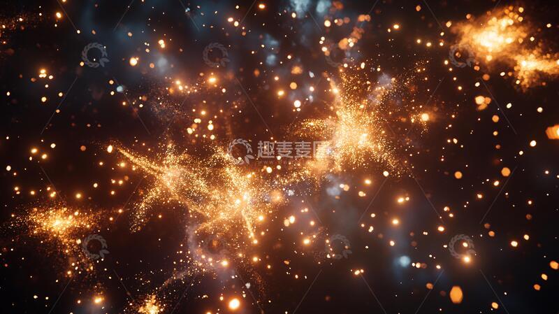 高清大图下载【趣麦麦图】璀璨星光抽象背景