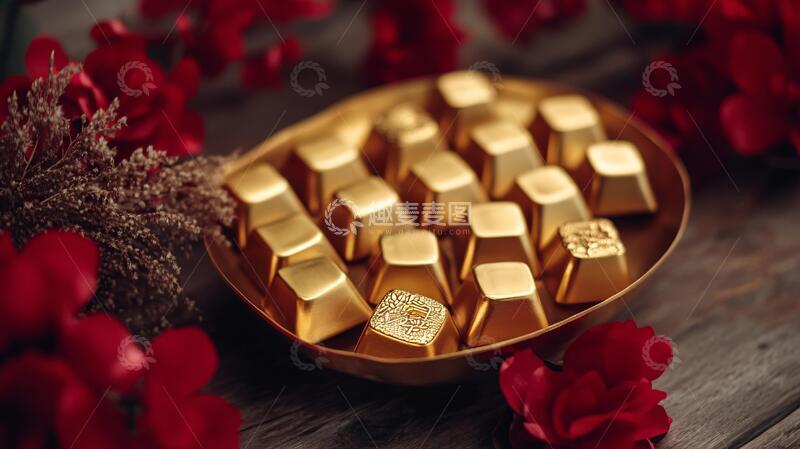 高清大图下载【趣麦麦图】春节金元宝财富装饰