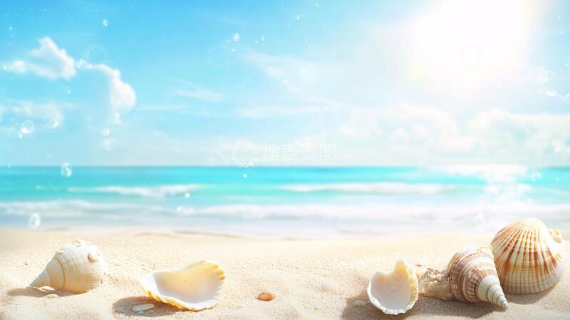 高清大图下载【趣麦麦图】海边主画面海边唯美背景