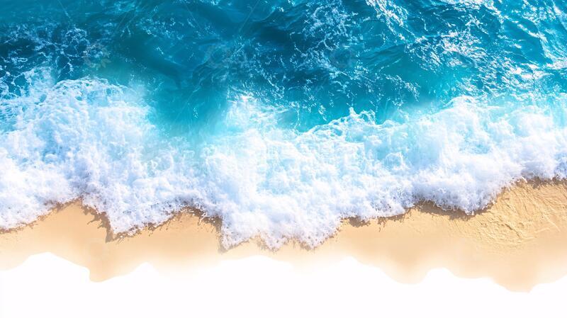 高清大图下载【趣麦麦图】蓝色海洋波浪