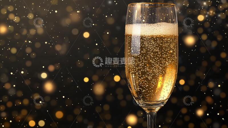 高清大图下载【趣麦麦图】香槟玻璃杯香槟玻璃庆祝