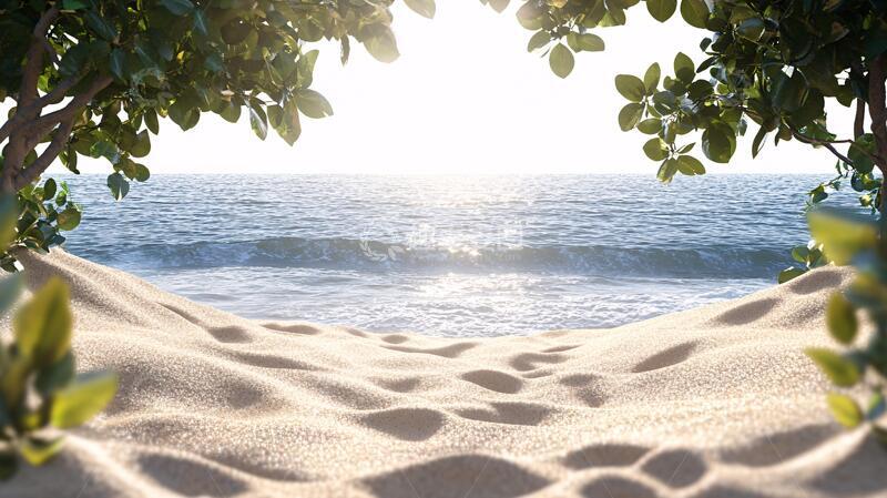 高清大图下载【趣麦麦图】唯美韵律自然海边背景3