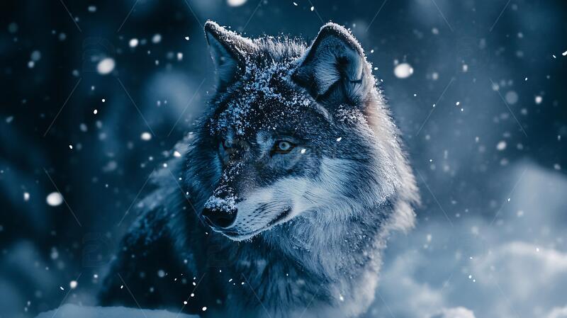 高清大图下载【趣麦麦图】狼文化狼团队