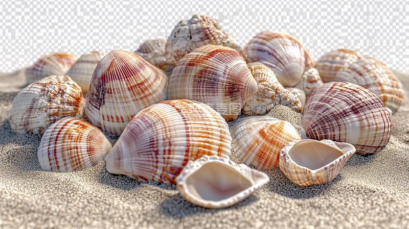 高清大图下载【趣麦麦图】海贝壳素材素材海螺图片