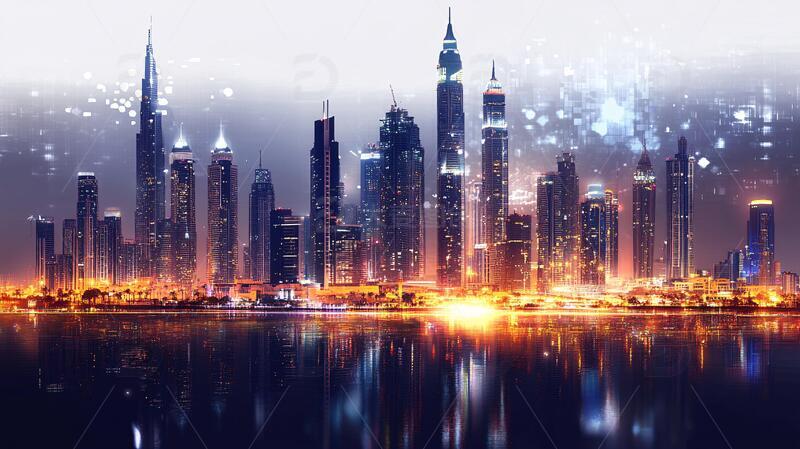 高清大图下载【趣麦麦图】迪拜智慧城市1