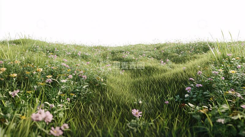 高清大图下载【趣麦麦图】随意草花丛花海1