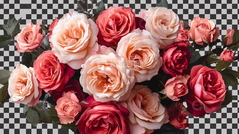 高清大图下载【趣麦麦图】玫瑰花束玫瑰花束红色