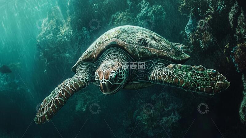 高清大图下载【趣麦麦图】海龟高清素材
