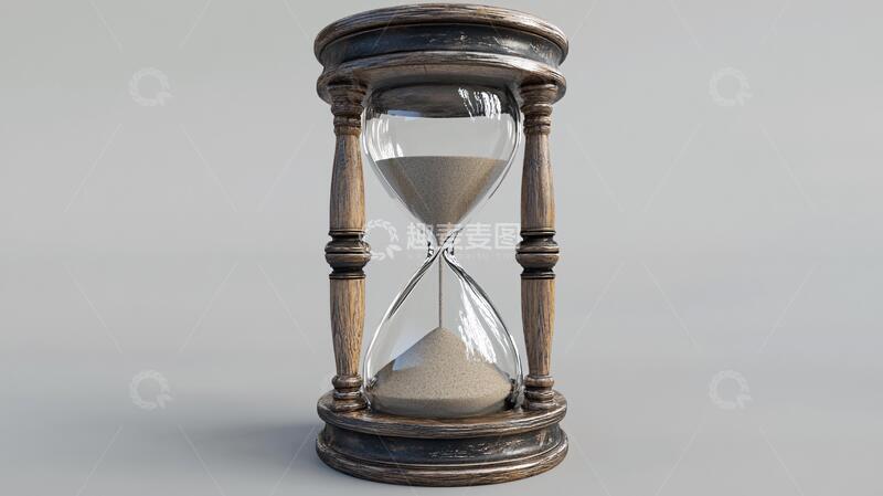 高清大图下载【趣麦麦图】漏斗计时器时间玻璃时光