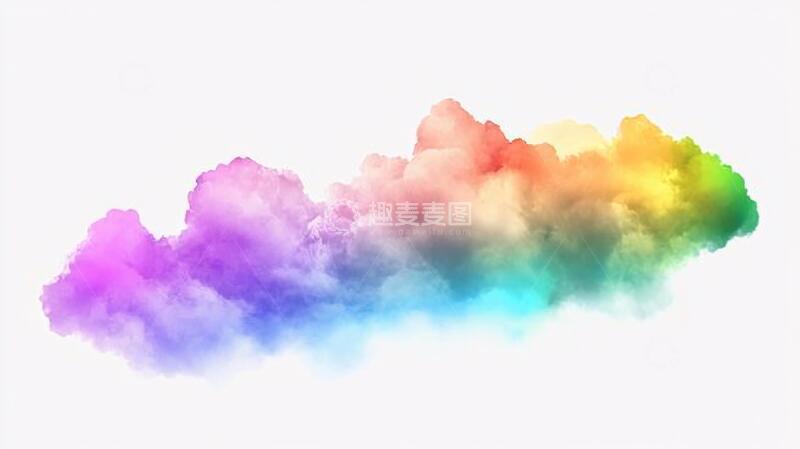 高清大图下载【趣麦麦图】彩色渐变墨韵