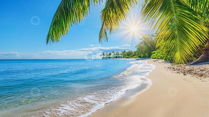 高清大图下载【趣麦麦图】海滨风光阳光海滩