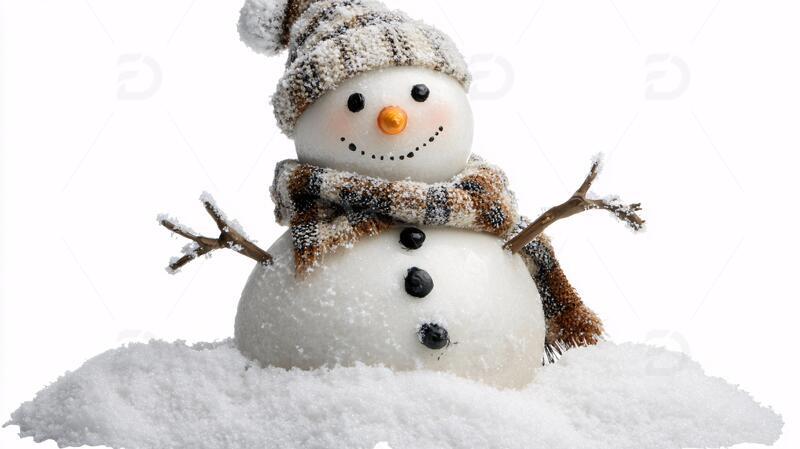 高清大图下载【趣麦麦图】雪人素材下载2