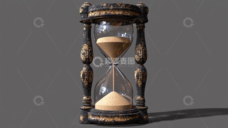 高清大图下载【趣麦麦图】敲钟模型时间时光元素1