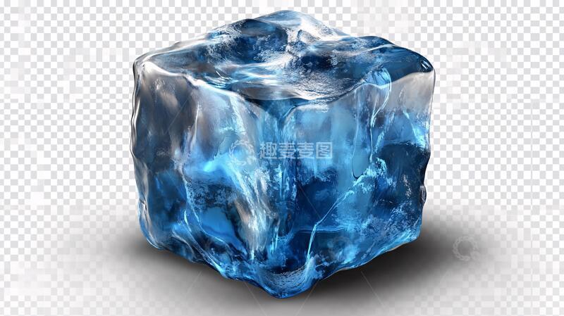 高清大图下载【趣麦麦图】冰块效果图冰块插画手绘