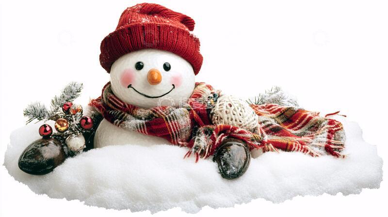 高清大图下载【趣麦麦图】圣诞雪人洋娃娃