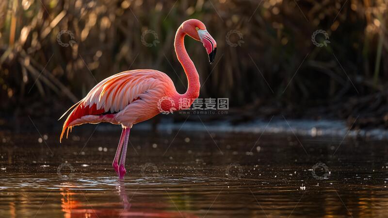 高清大图下载【趣麦麦图】火烈鸟高清高清墙纸图片