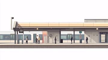 车站设计车站站台建筑