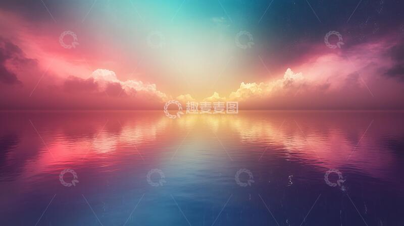 高清大图下载【趣麦麦图】星光璀璨的水面1