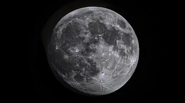 月球写真月球月色投影