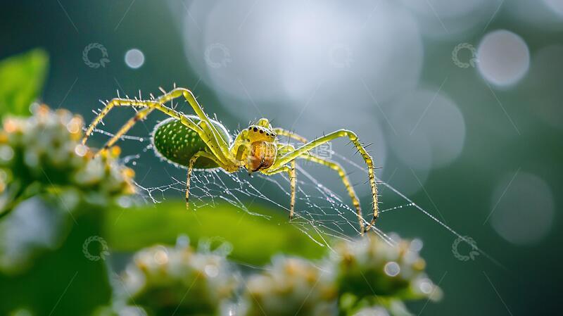 高清大图下载【趣麦麦图】微距爱好者世界蜘蛛物语