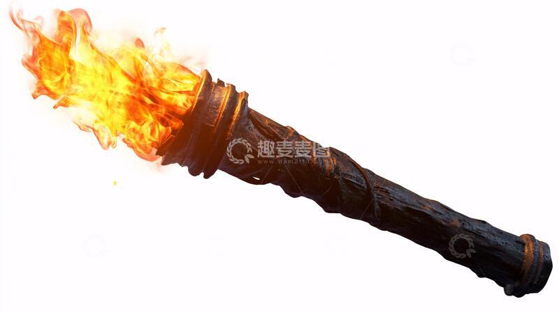高清大图下载【趣麦麦图】火把造型设计