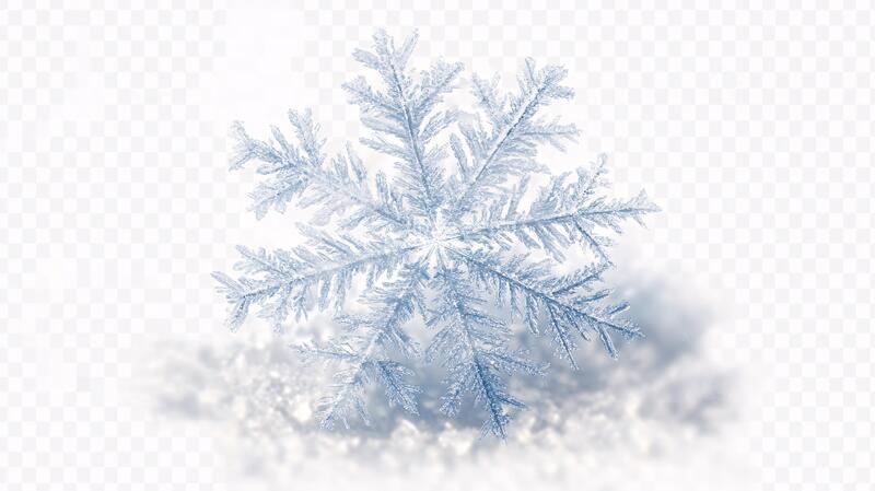 高清大图下载【趣麦麦图】雪花效果图雪花素材冰晶