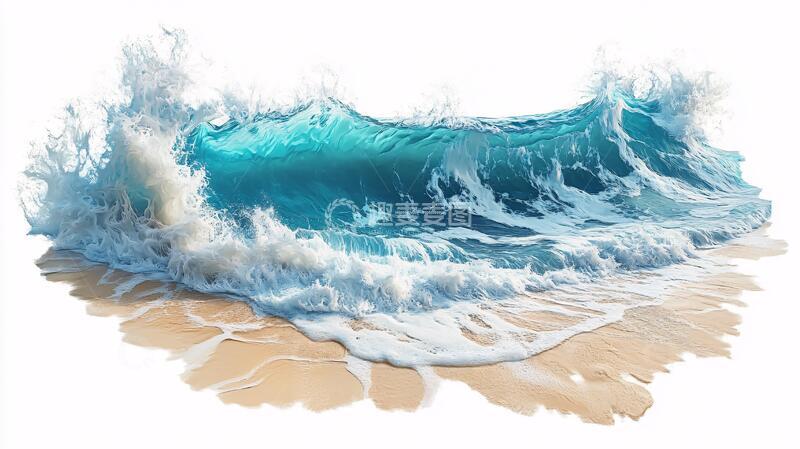 高清大图下载【趣麦麦图】碧海蓝天水波涌