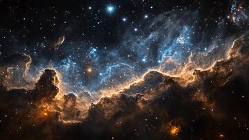 豪华大气星云装饰画