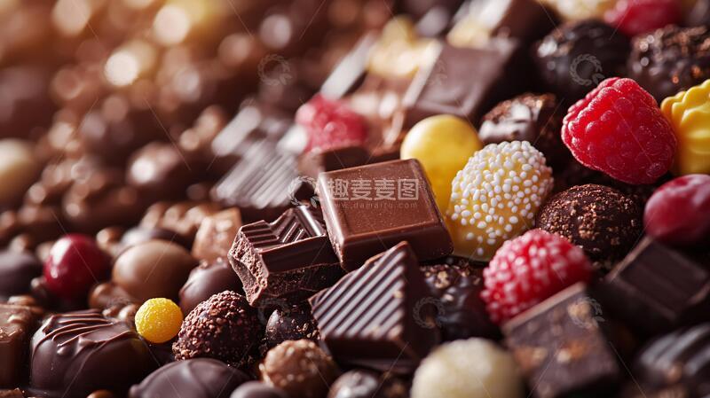 高清大图下载【趣麦麦图】巧克力种类糖果种类品牌